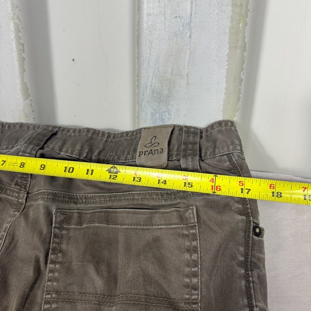 Prana Mens Straight Leg Jeans Brown Denim 5-Pocket Comfort Size 33Wx32L - Picture 13 of 16